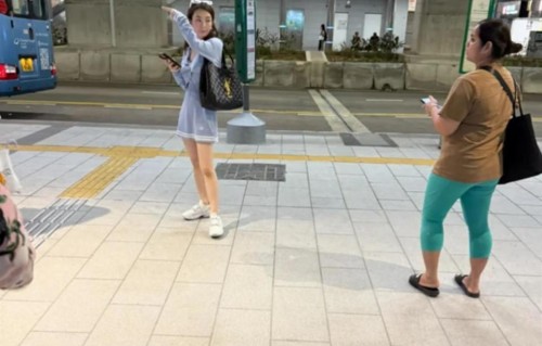方媛带2个女儿香港街头逛街，配备一名菲佣！生图暴露天王嫂短板