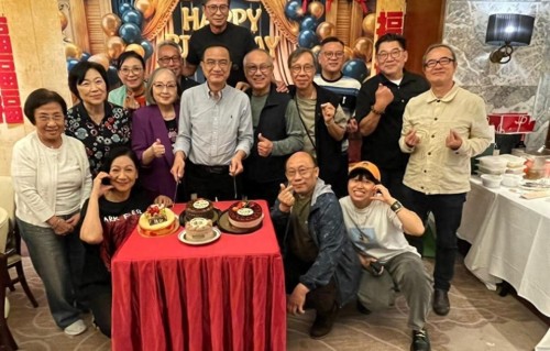 TVB绿叶过65岁生日老戏骨齐聚，77岁于洋罕露脸，初代花旦也在场