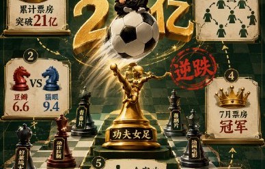 《功夫女足》上映24天票房逆跌破21亿，周星驰又赢了？