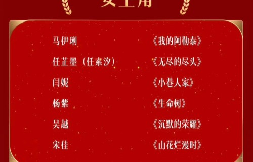 杨幂未获金鹰奖最佳女主角提名