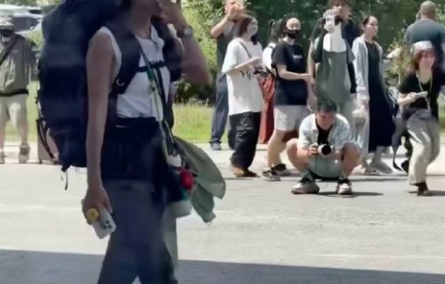 辛芷蕾的其他路人偶遇视频