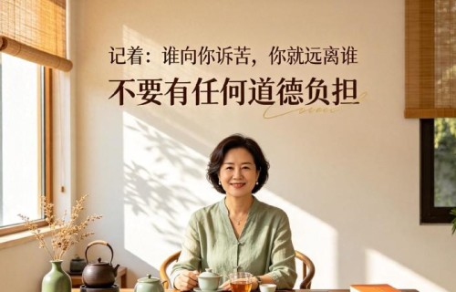 记着：谁向你诉苦，你就远离谁，不要有任何道德负担_1786095795184