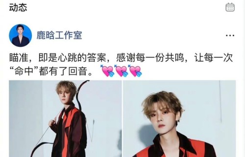 鹿晗工作室,在流量狂潮里“逆行”十年
