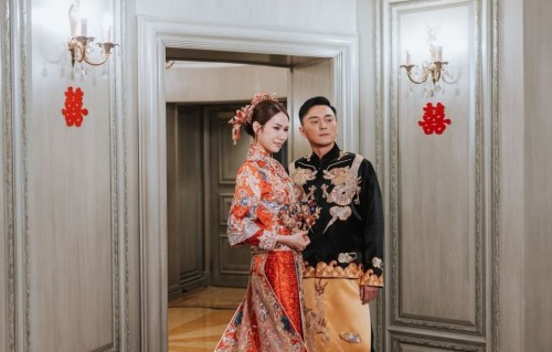 恭喜！杨明庄思明吉隆坡大婚，胞姐送现金，点名三女星抢花球