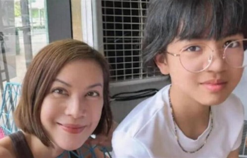 TVB前女星三代同堂近照曝光，女儿复制妈妈美貌，堂姐夫是梁家辉