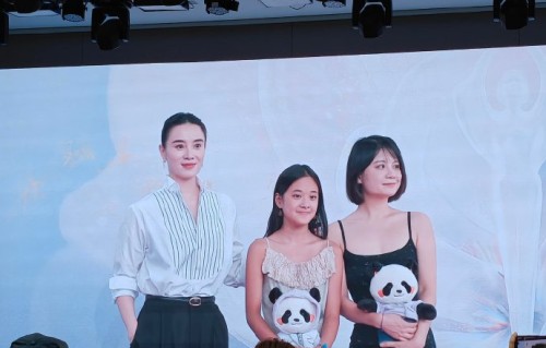 宋佳梅婷女儿同框红毯，13岁曾慕梅气质出众