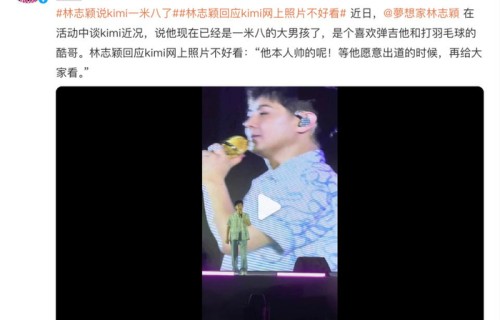 林志颖首度回应儿子Kimi近照不好看:“完全是角度问题，本人很帅”_ZAKER新闻