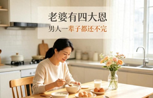 老婆有四大恩，男人一辈子都还不完！